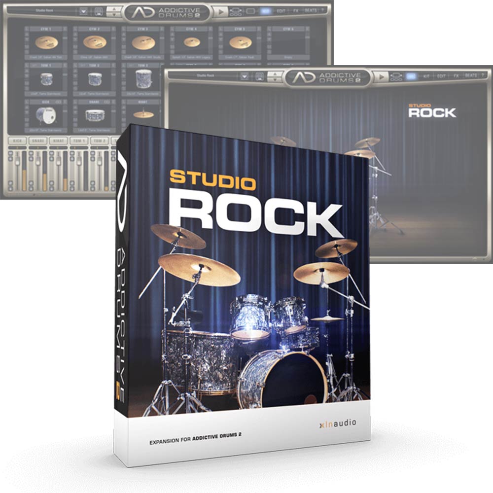 期間限定 XLN Audio Studio Rock Addictive Drums 2 専用拡張音源 fucoa.cl