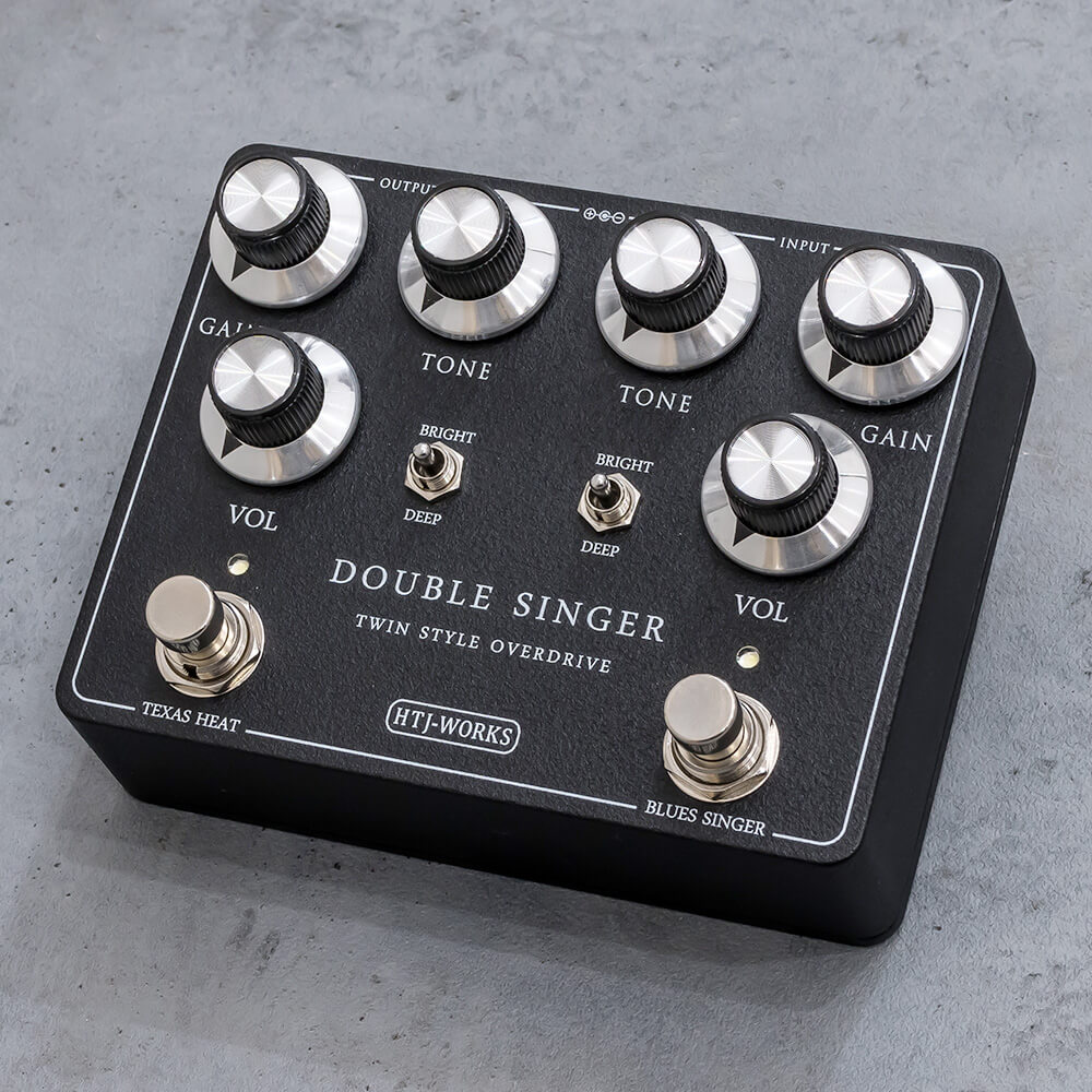 HTJ-WORKS DOUBLE SINGER -TWIN STYLE OVERDRIVE- Black｜ミュージック