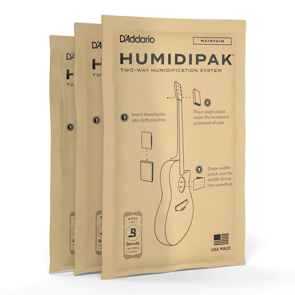 D'Addario <br>Humidipak Maintain Replacement 3-Pack [PW-HPRP-03]