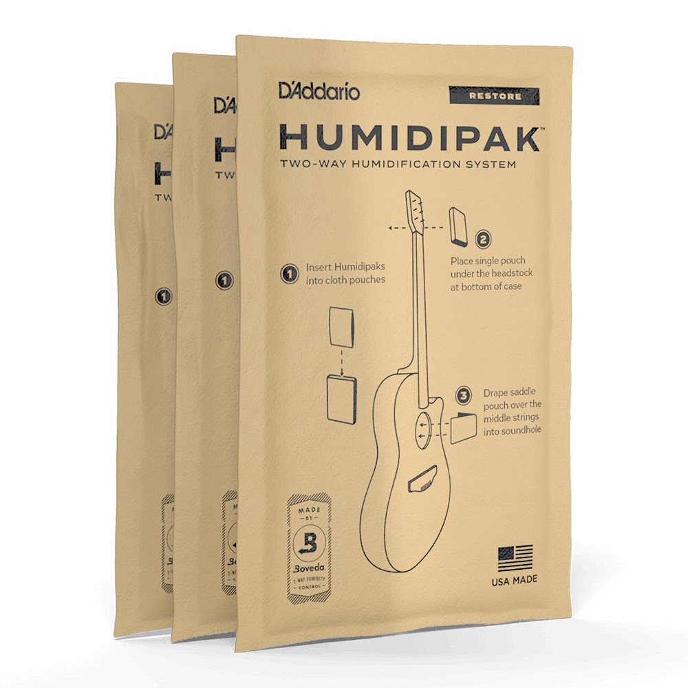 D'Addario <br>Humidipak Restore Replacement 3-Pack [PW-HPCP-03]
