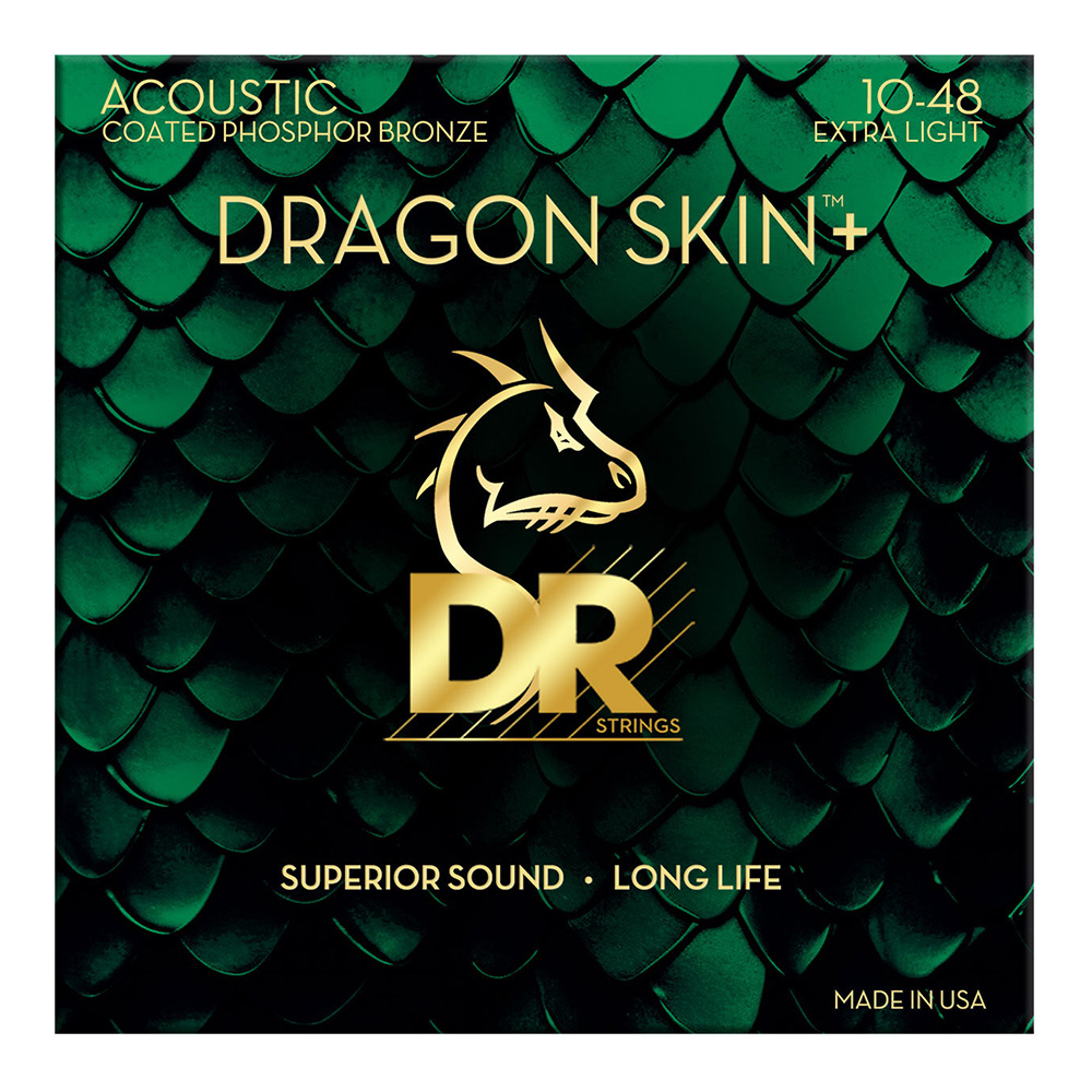 DR <br>DAP-10 [Dragon Skin+ Phosphor Bronze Acoustic / Extra-Light 10-48]
