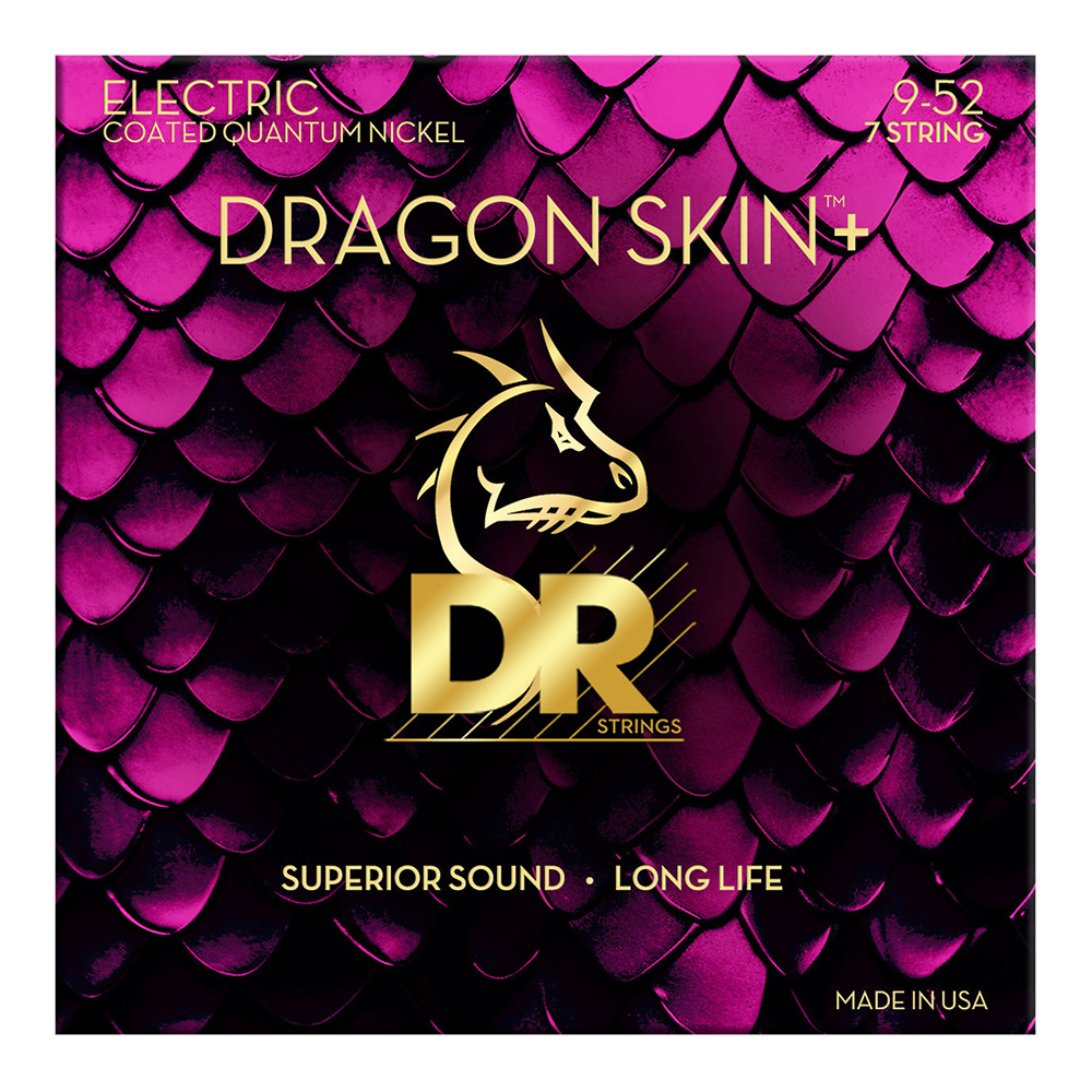 DR <br>DEQ-7/9 [Dragon Skin+ Quantum Nickel Electric / Light 7-String 09-52]