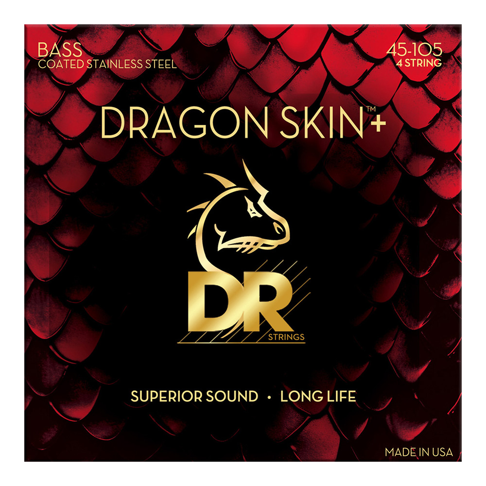 DR <br>DBS-45 [Dragon Skin+ Stainless Steel Bass / Medium 45-105]