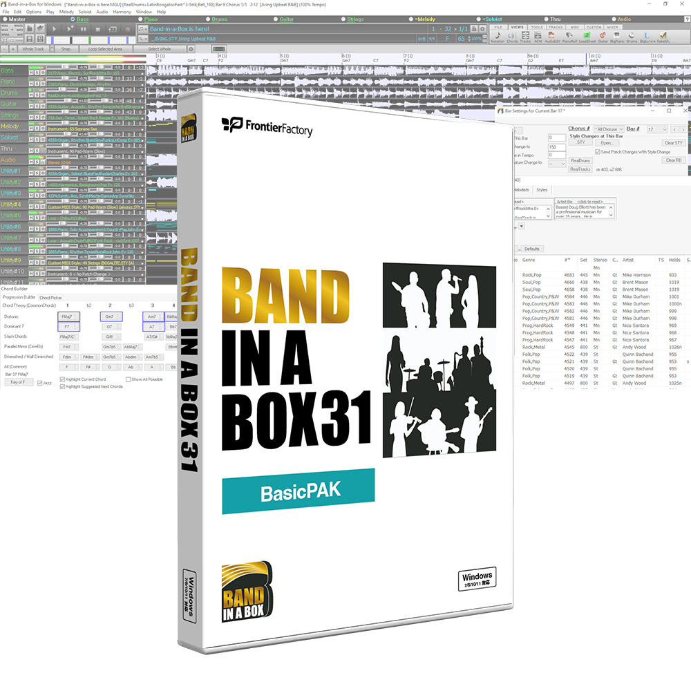 PG Music <br>Band-in-a-Box 31 for Windows BasicPAK pbP[W