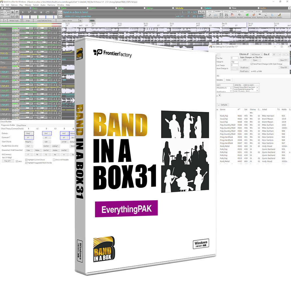 PG Music <br>Band-in-a-Box 31 for Windows EverythingPAK pbP[W