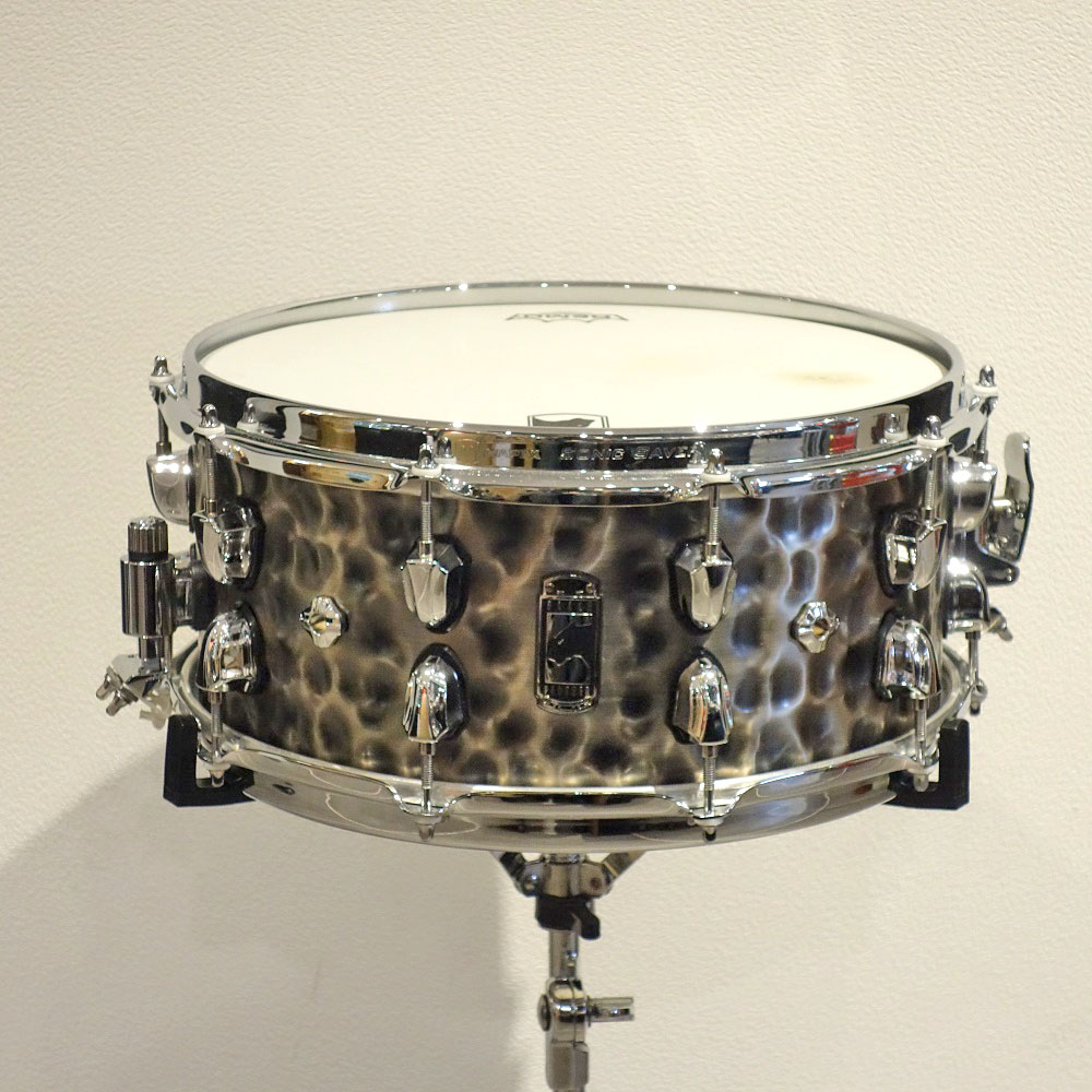 MAPEX <br>14"~6.5 Hammered Brass Black Panther Persuader Snare Drum