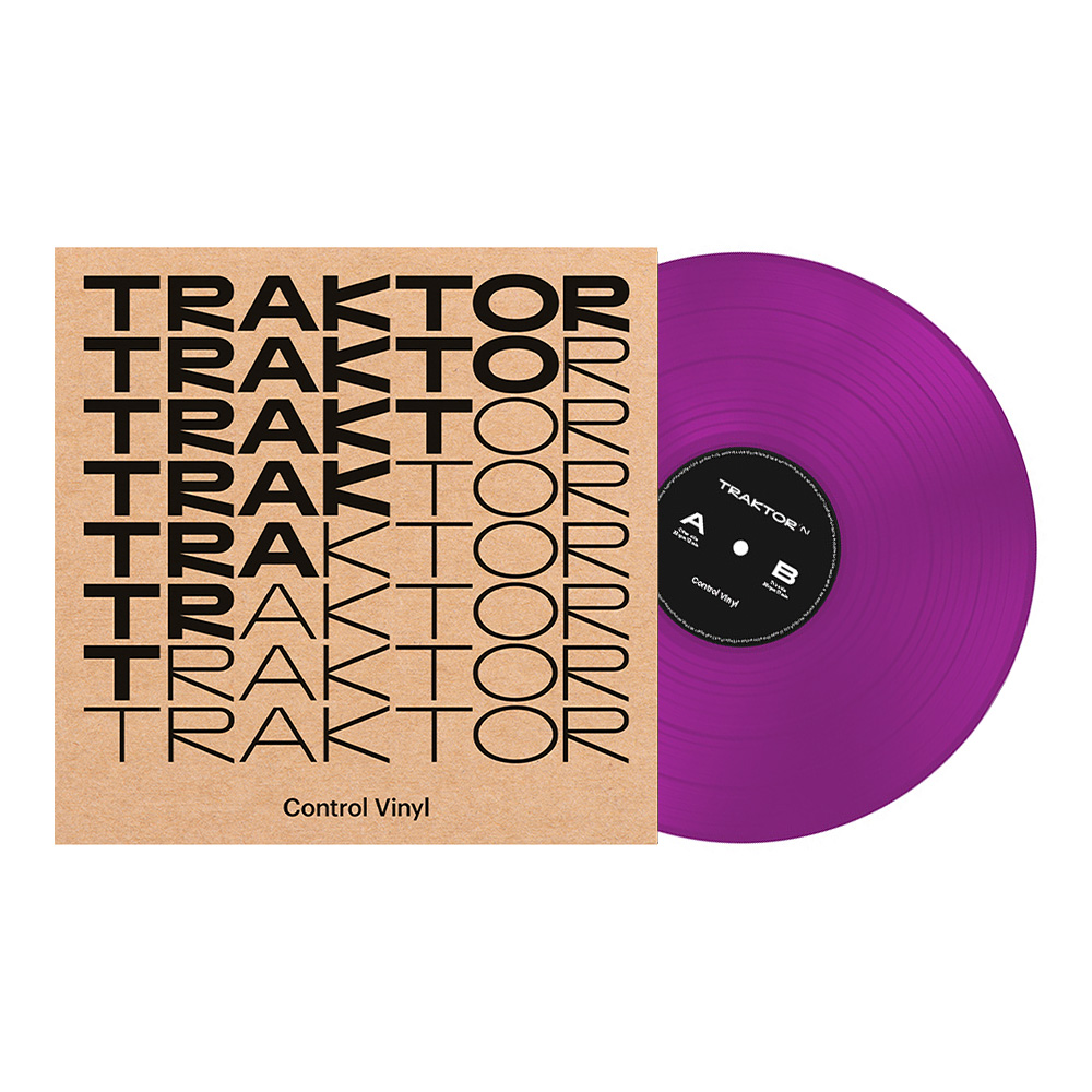 Native Instruments <br>Traktor Control Vinyl Neon Pink Transparent