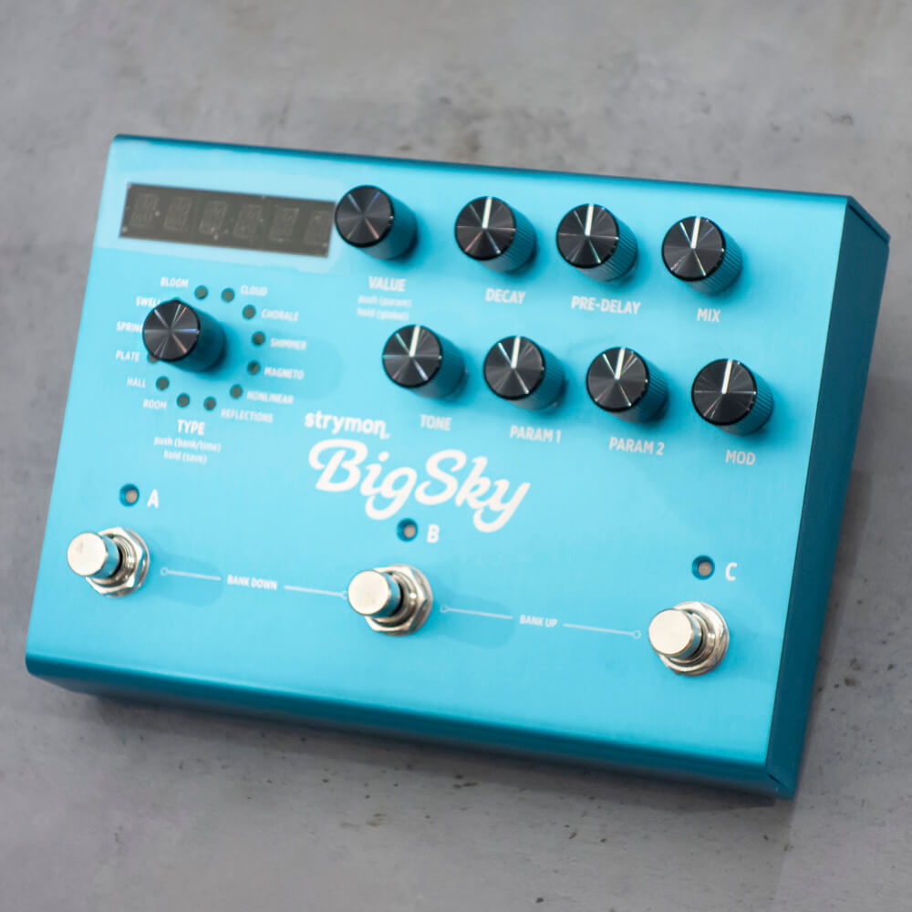 strymon <br>BigSky [Reverb unit with MIDI Preset]