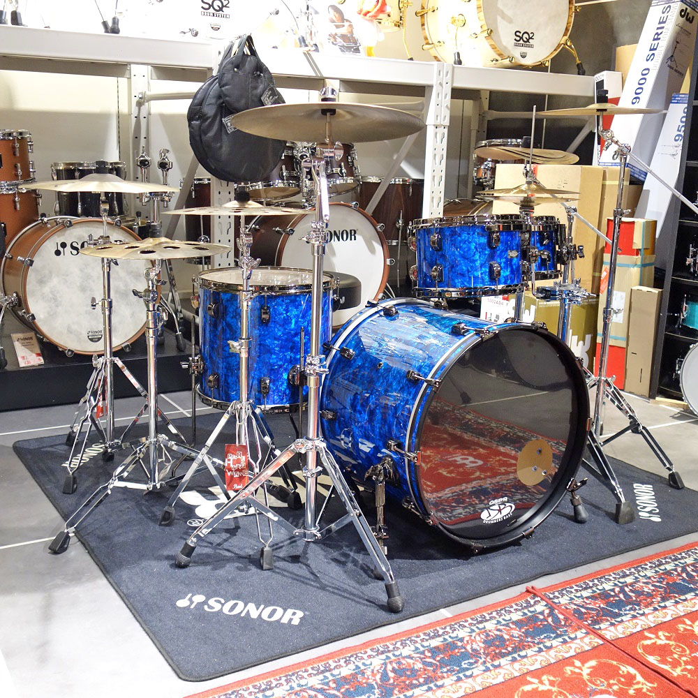 Drummers Base <br> Custom Maple Kit / Deep Blue Pearl