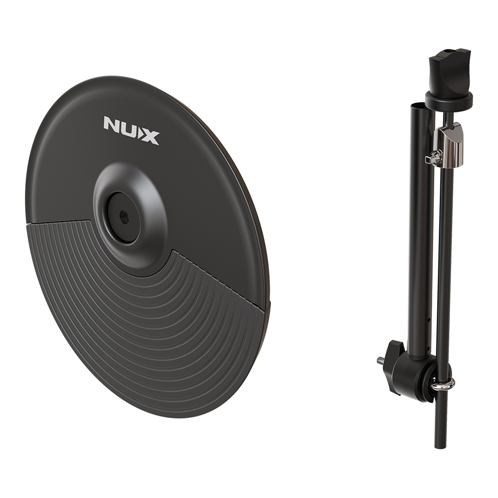 NUX <br>DM-210 10" Cymbal Set (+Joint +Boom Cymbal Stand 19mmj