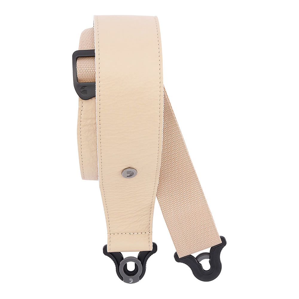 D'Addario <br>2.5 Comfort Leather Auto Lock Guitar Strap, Tan [25BAL01]