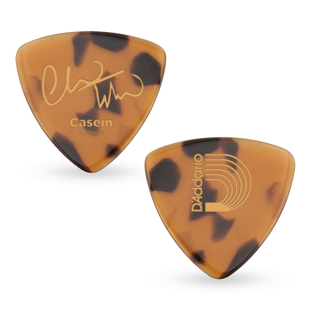 D'Addario <br>Casein Chris Thile Signature Mandolin Pick, Heavy, 1.4mm, Single Pack [2CA7-01CT]