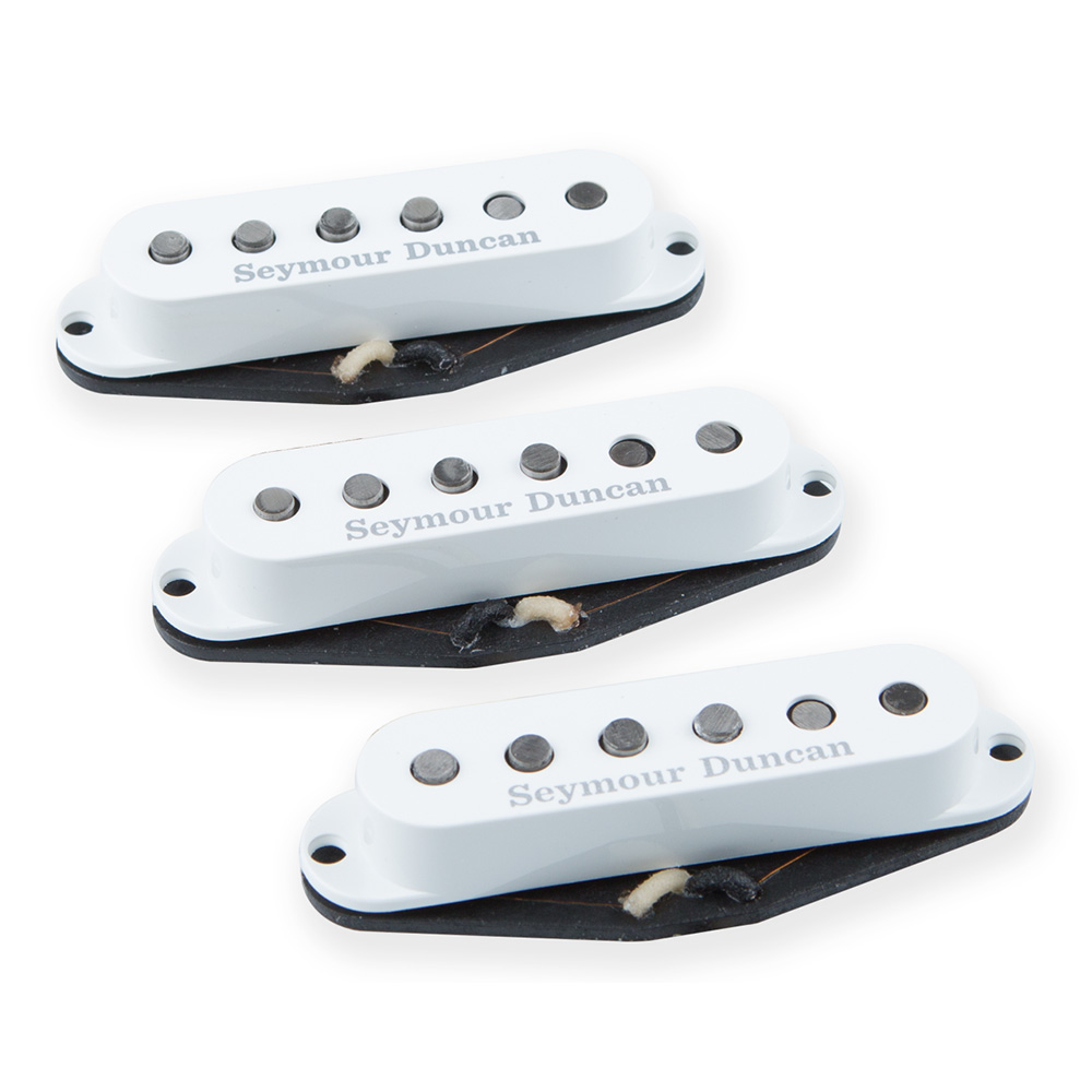 Seymour Duncan <br>Single Coil Pickup Calibrate Set - Vintage Staggered Strat, White [SSL-1 CAL SET]