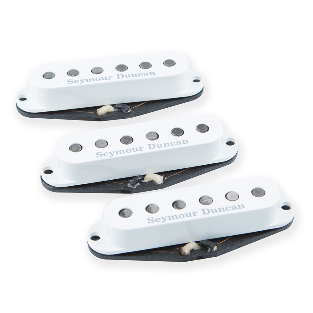 Seymour Duncan <br>Single Coil Pickup Calibrate Set - Vintage Staggered Flat, White [SSL-2 CAL SET]