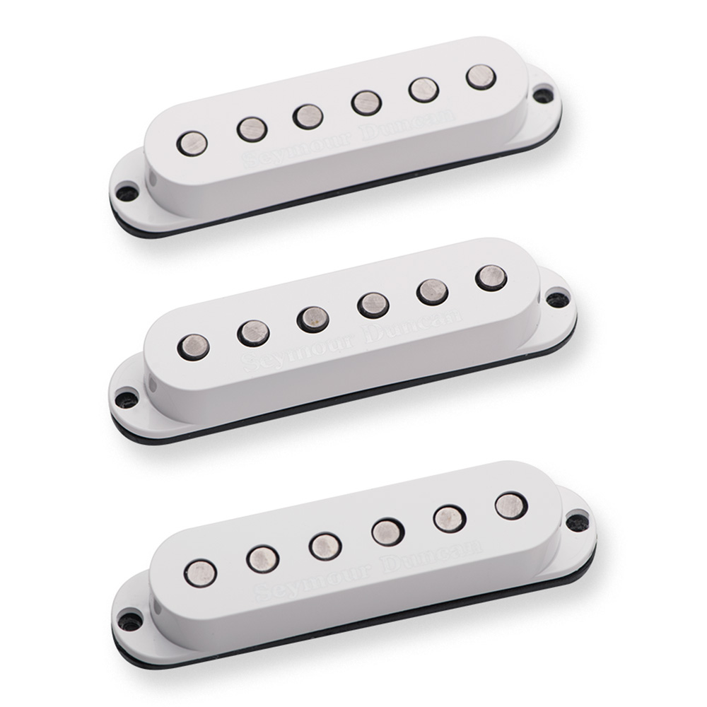 Seymour Duncan <br>Single Coil Pickup Calibrate Set - Hot Strat, White [SSL-3 CAL SET]