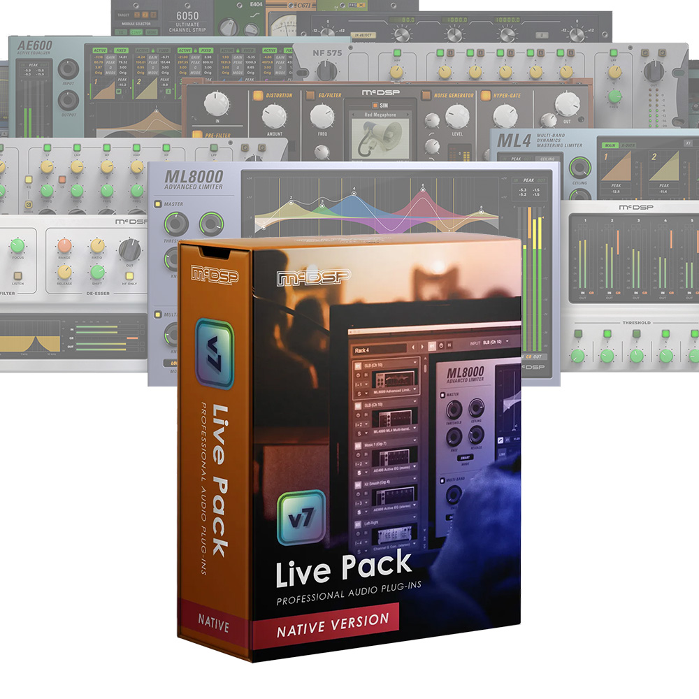 McDSP <br>Live Pack II Native v7