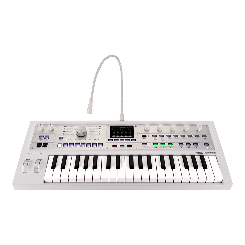 KORG <br>microKORG 2 Metallic White [MK-2 MWH]