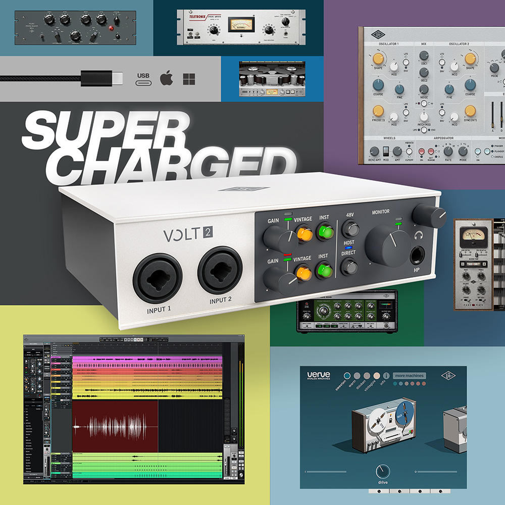 UNIVERSAL AUDIO <br>Volt 2 USB Recording Studio