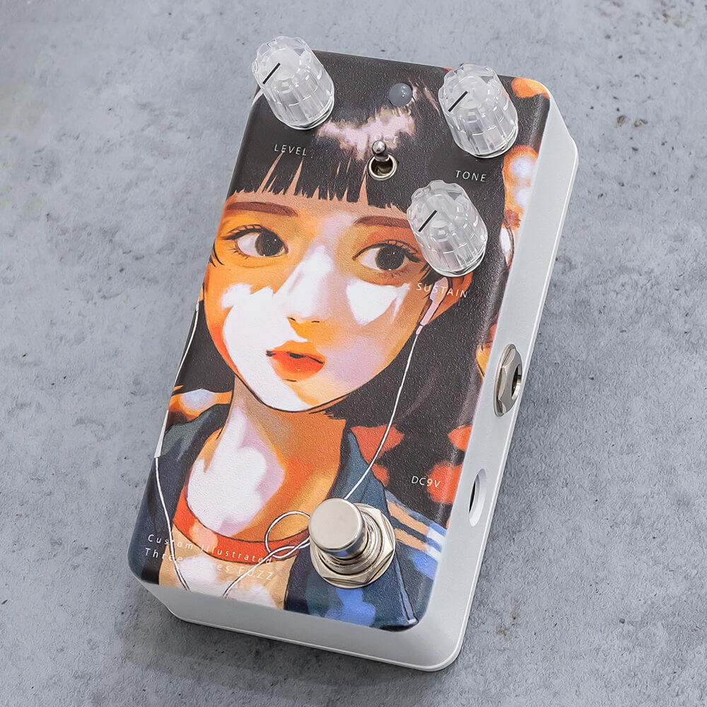 ANIMALS PEDAL <br>Custom Illustrated / IOFTDF might #01 Three Foxes Fuzz