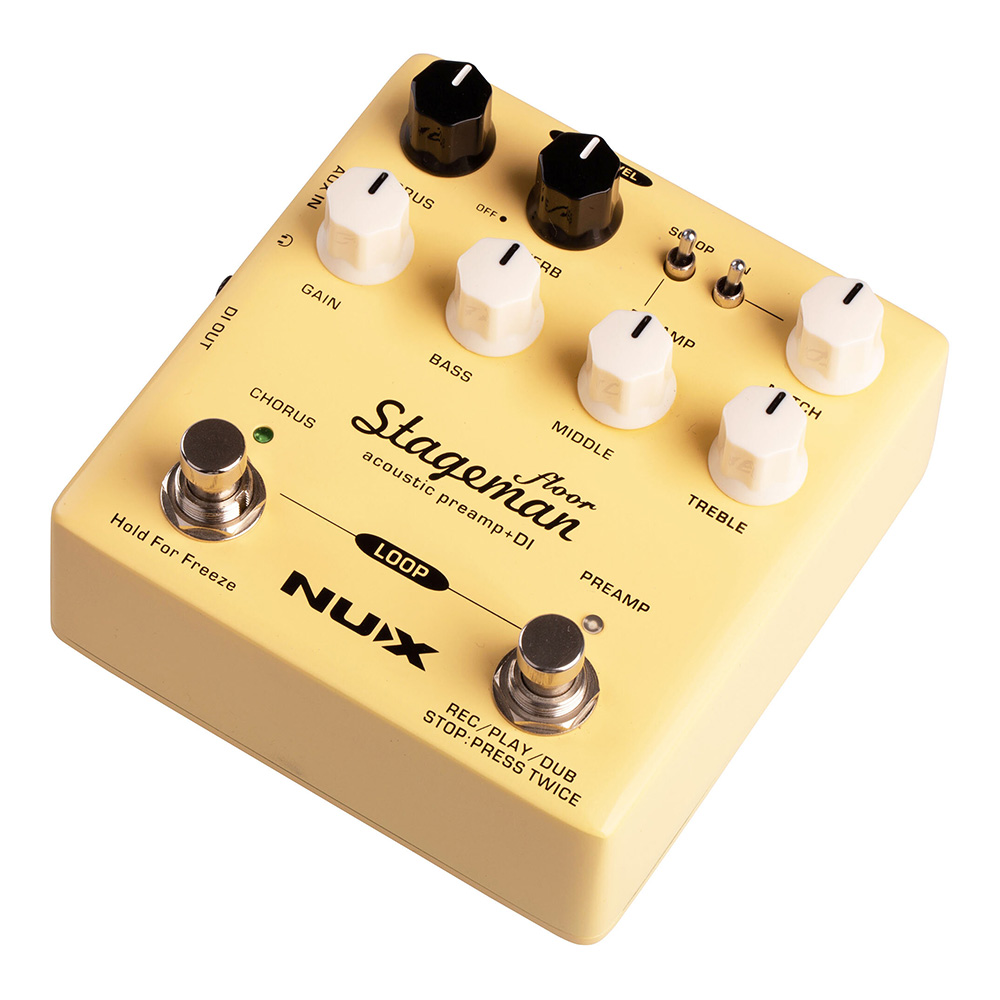 NUX <br>Stageman Floor (NAP-5) -Acoustic Preamp & DI-