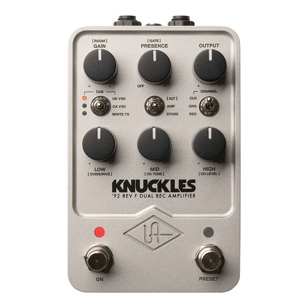 UNIVERSAL AUDIO <br>UAFX Knuckles '92 Rev F Dual Rec Amplifier