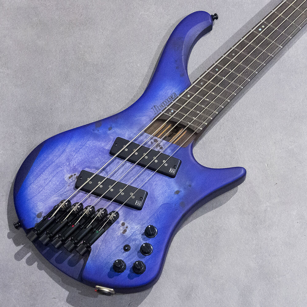 Ibanez <br>EHB Workshop EHB1505MS-PLF (Pacific Blue Burst Flat)