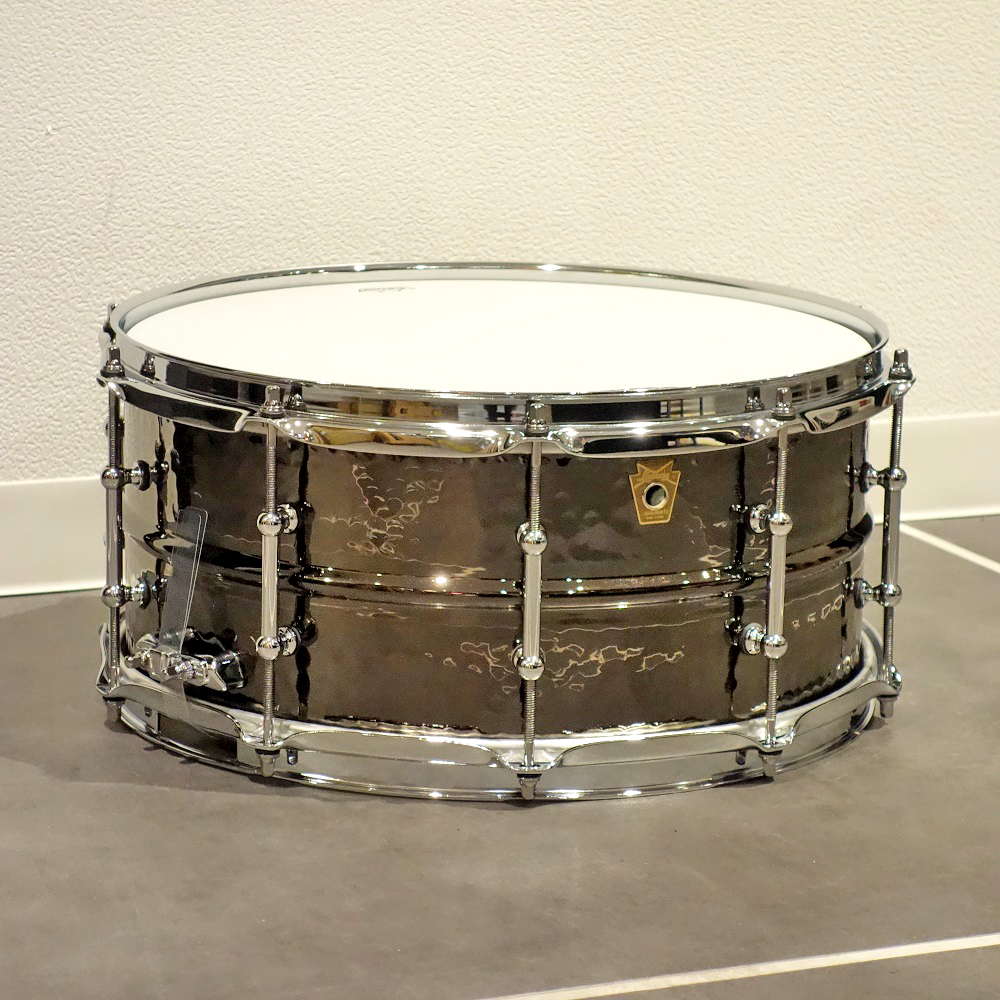 Ludwig <br>LB417KT Black Beauty Hammmerd Shell & Tube Lug 14"~6.5"