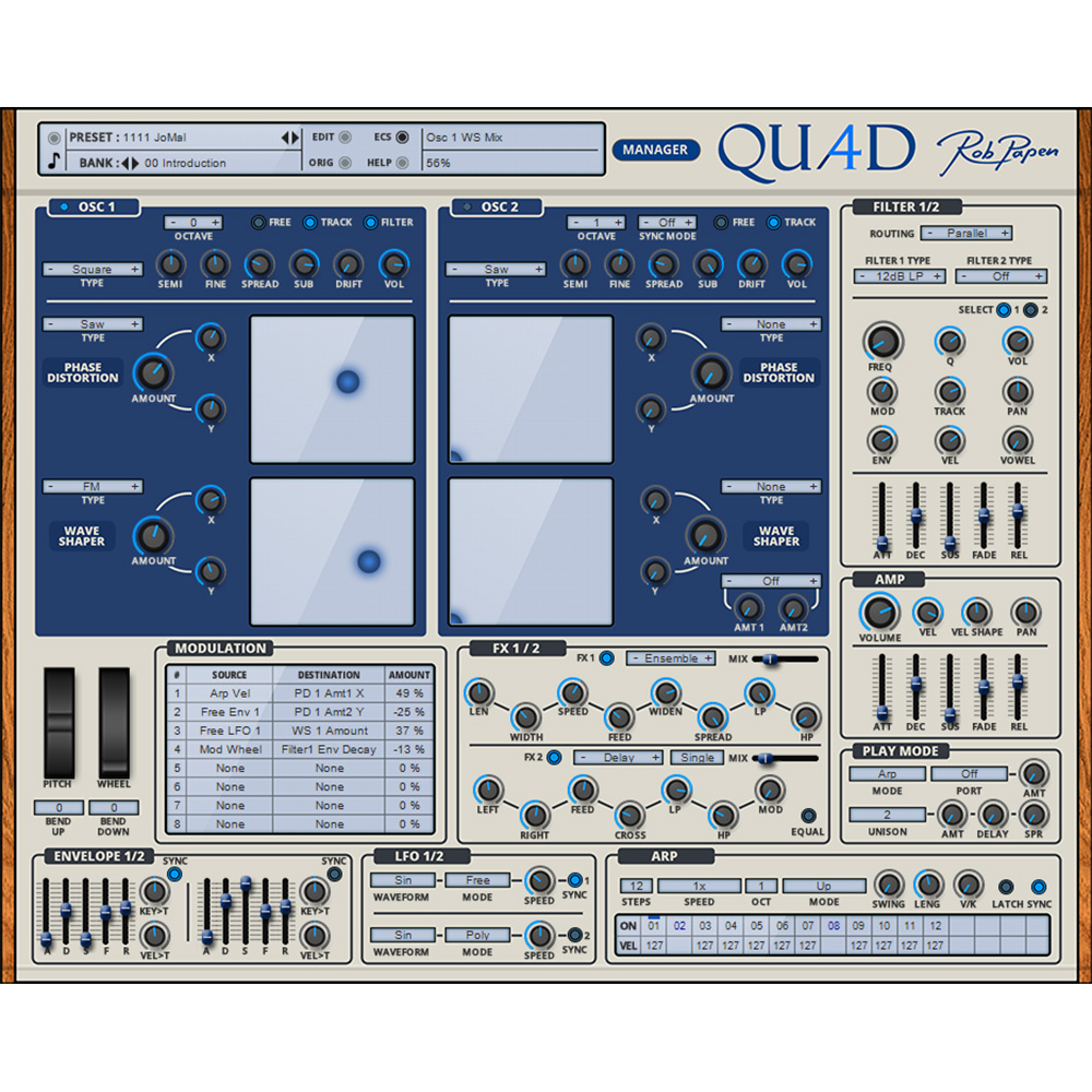 Rob Papen <br>QUAD