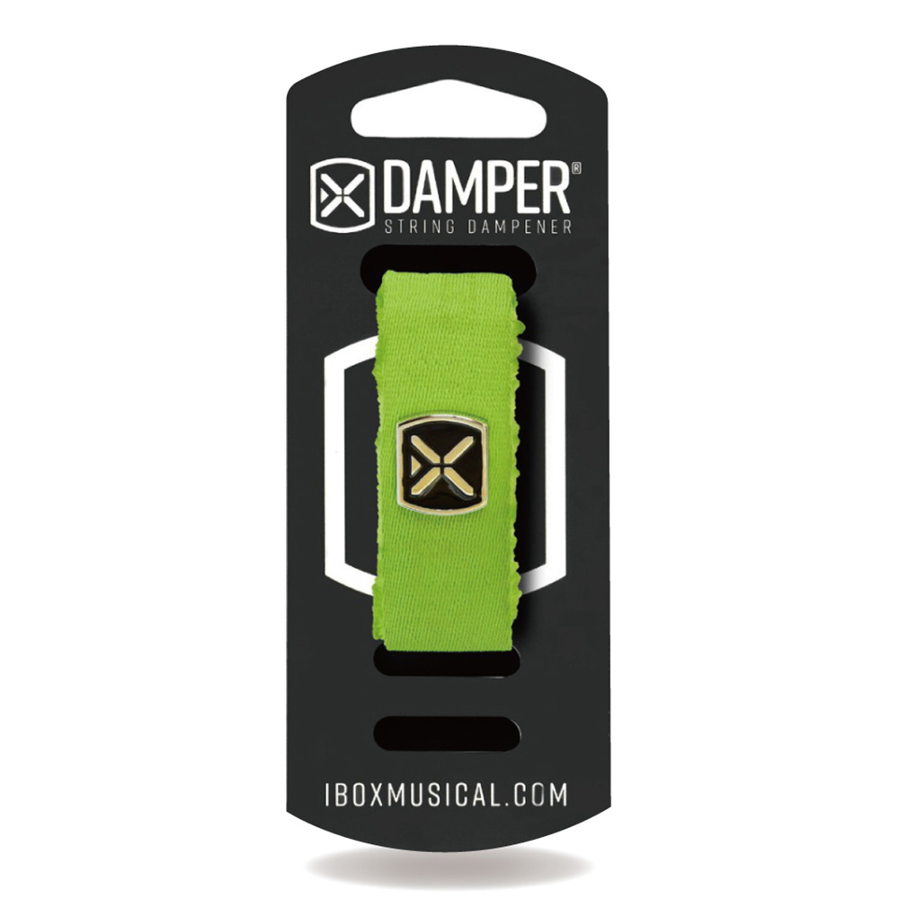 IBOX Musical <br>STRING DAMPER - LIME POLYESTER & IRON TAG / SMALL [DTSM24]