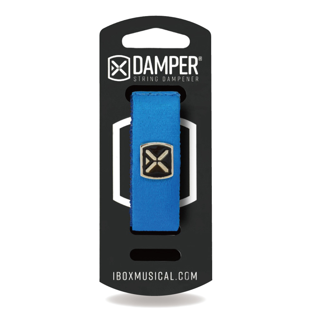 IBOX Musical <br>STRING DAMPER - BLUE POLYESTER & IRON TAG / SMALL [DTSM26]