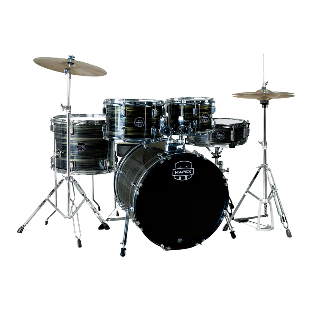 MAPEX <br>Comet Drum Set CM5294FTCFJ (Ebony Yellow Grain)