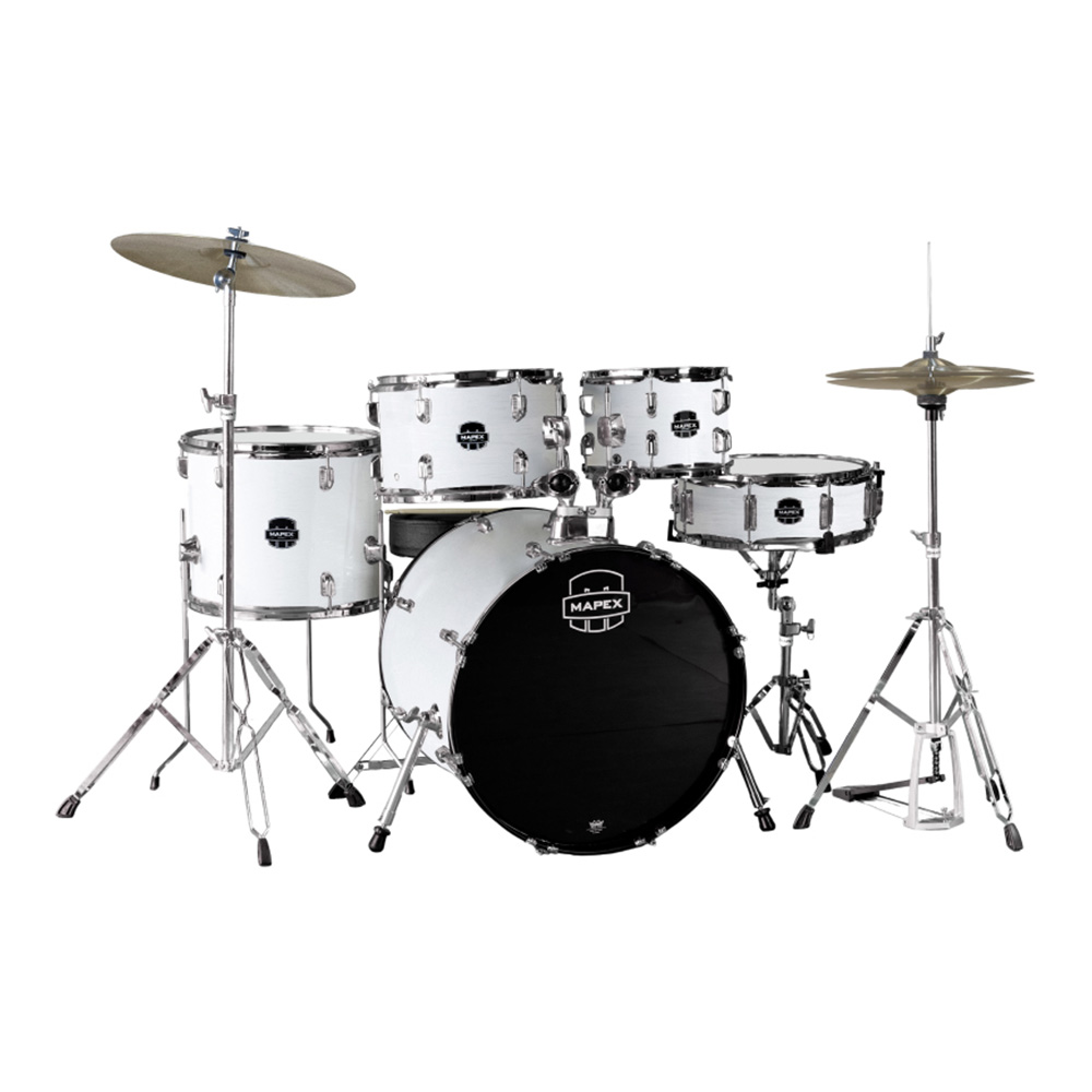 MAPEX <br>Comet Drum Set CM5294FTCFH (White Thin Grain)