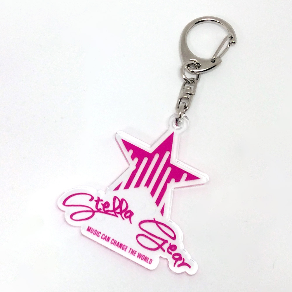 STELLA GEAR <br>SG-AK PI [STELLA GEAR LOGO Acrylic Keyholder / Pink]