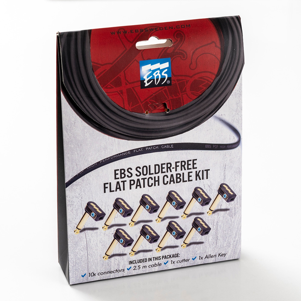 EBS <br>SFC-K10J Solder-Free Flat Patch Cable Kit [tbgP[u 2.5m / vO 10Zbg]